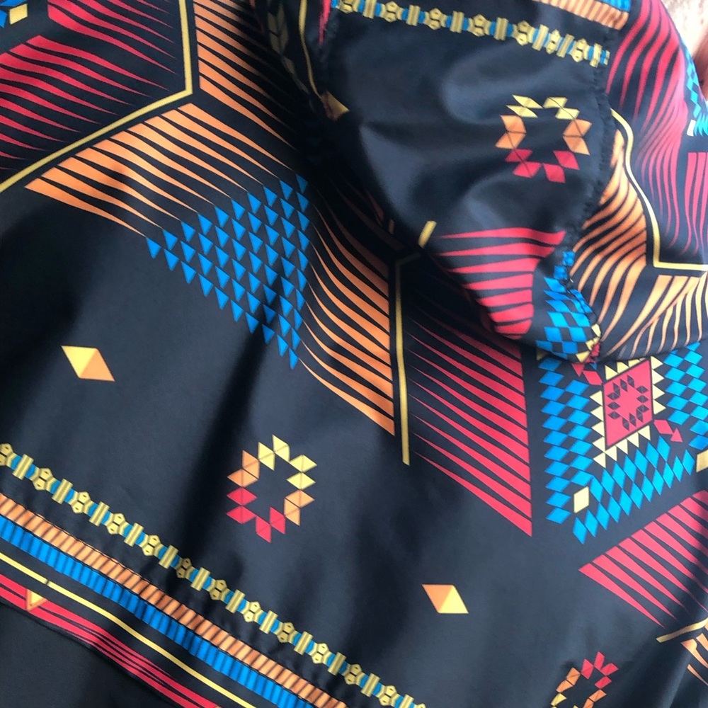 Fleece Windbreaker, MULTI PATTERN